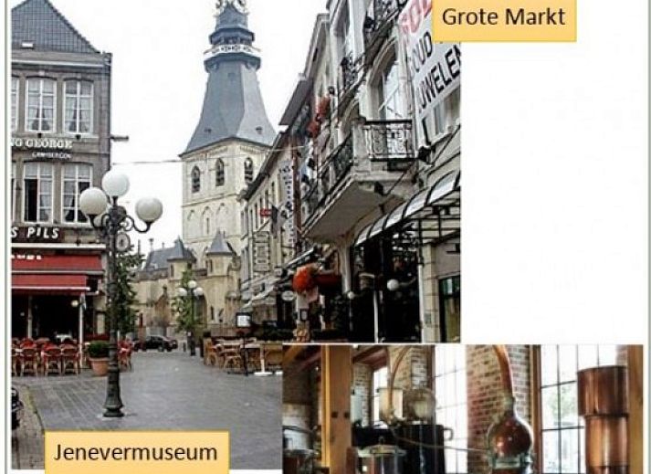 Gezellige woonkamer in StadOase-Hasselt, vakantiehuis in Hasselt, Belgie met comfortabele zithoek.