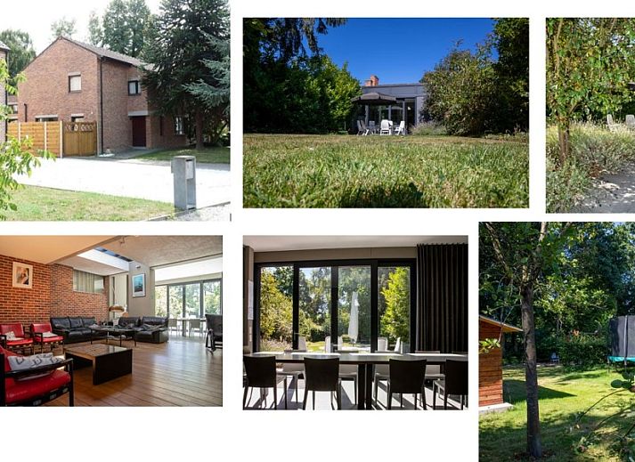 Gezellige woonkamer in StadOase-Hasselt, vakantiehuis in Hasselt, Belgie met comfortabele zithoek.