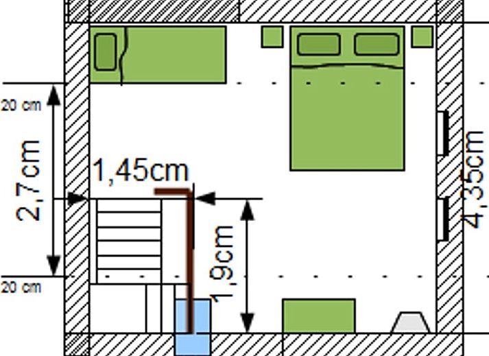 Cozy living room in Holiday Home in Sint-Truiden, Limburg, Belgium with wooden staircase and rustic decor.
