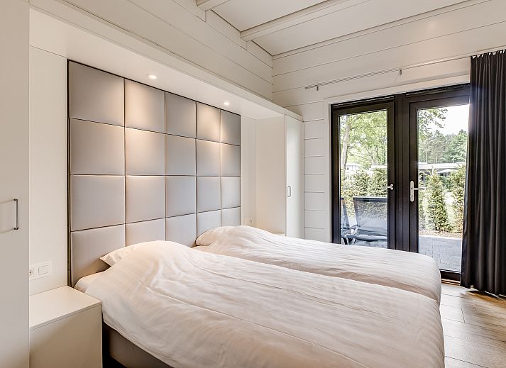 Plattegrond van Mooi Zutendaal 4-persoons villa in Limburg, Belgie. Comfortabele indeling met twee slaapkamers en moderne keuken.
