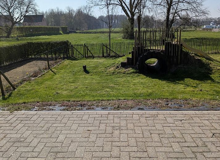 Sfeervolle slaapkamer in 't Akkers vakantiehuis in Bocholt, Limburg, Belgie.