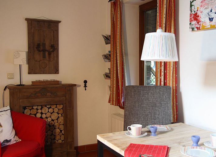 Cozy indoor area of Apartment Vue au Jardin in Hombourg, Ardennes, with stylish decor and garden views.