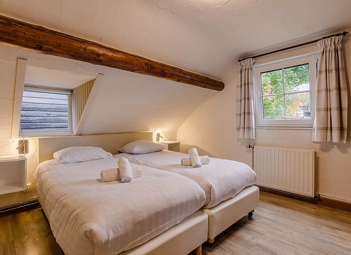 Plattegrond van Village les Gottales 4-persoons bungalow in Trois-Ponts, Ardennen. Comfortabele slaapkamers voor een ontspannen verblijf.