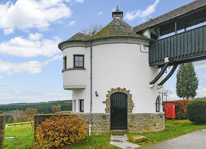 Grundriss von "Village les Gottales", 2-Personen-Turm in Trois-Ponts, Ardennen. Gemuetliche Aufteilung mit Kueche und Sitzecke fuer einen romantischen Aufenthalt.