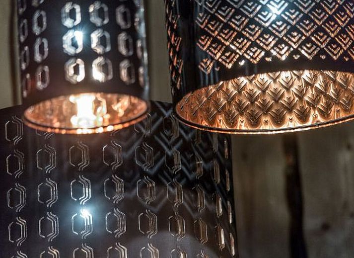 Cozy bedroom in Holiday Home Villa 'Marie France' Wellness, Stavelot, Ardennes, Belgium, with rustic interior and warm lighting.