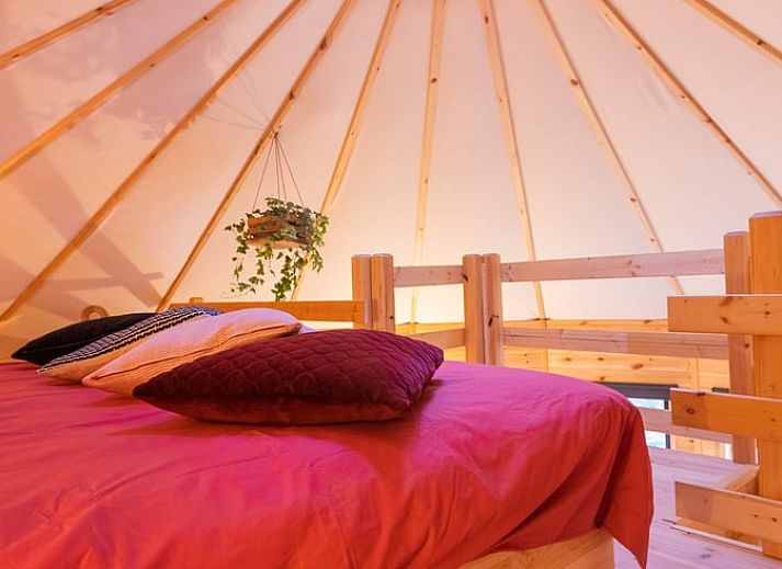 Stimmungsvolle Abendbeleuchtung im Ferienhaus in Hannut, einem idyllischen Ferienhaus in den gruenen Ardennen, Luettich, Belgien.
