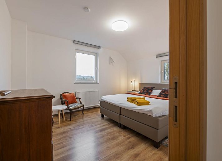 Wellnessruimte met sauna in Residence Supreme, een vakantiehuis in de Ardennen, Marchin, voor ultieme ontspanning.
