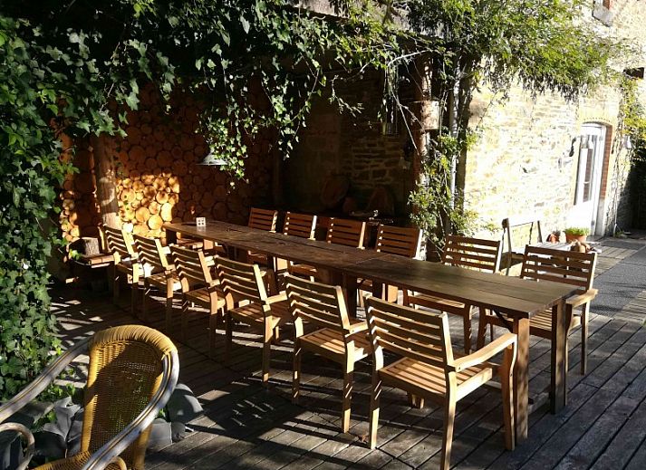 Ferienhaus Le Reve du Sanglier in Les Forges, umgeben von gruener Natur in den Ardennen, Luettich, Belgien.