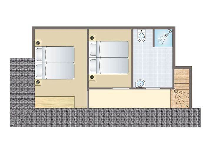 Guest house 070618 - Bungalow Hainaut - Village l'Eau d'Heure | 8-persoons bungalow | 8C1