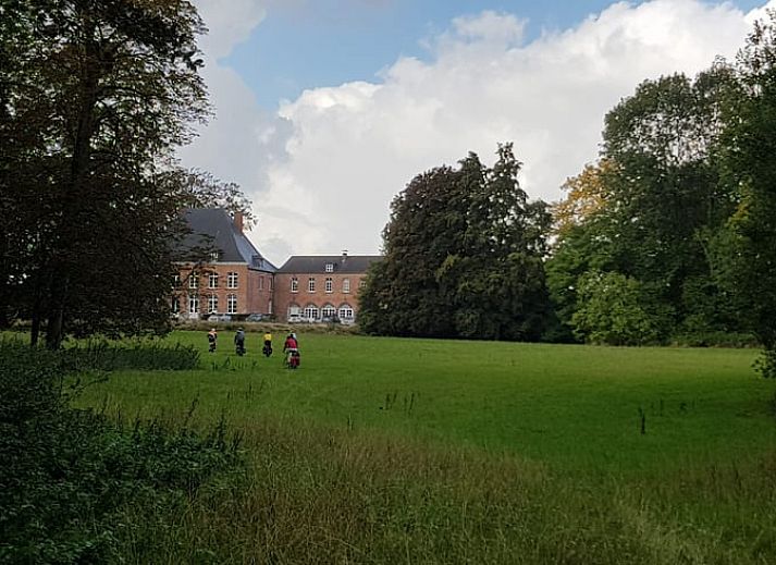 Beautiful surroundings around Holiday home in Sars-la-Bruyere, located in green Hainaut, Belgium.