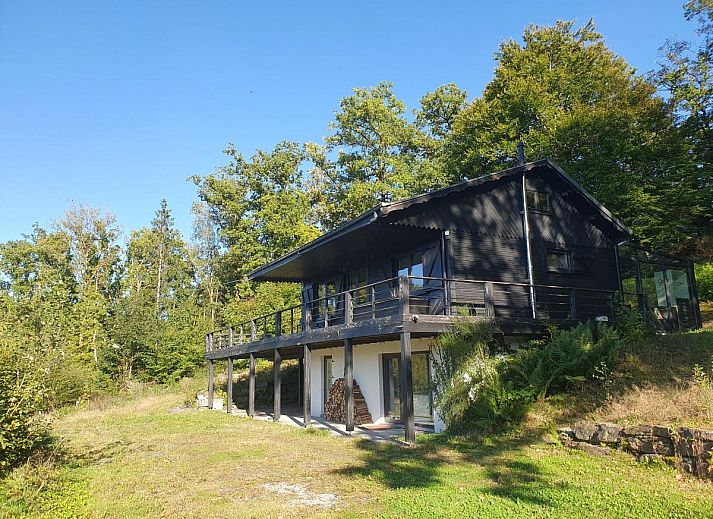 Chalet Agathe in Laforet, Ardennes offers a rustic stay amid green nature and serene surroundings in Namur, Belgium.