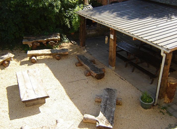 Buitenkant van Maison Del Campo, charmant vakantiehuis in Alle-sur-Semois, Ardennen.