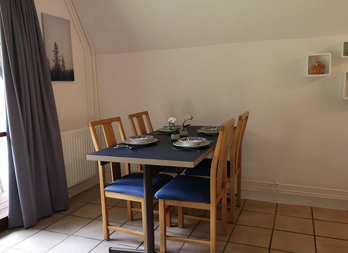 Gruene Umgebung im Ferienhaus in Bohan, mit Blick auf eine ueppige Landschaft in den Ardennen, Namur.