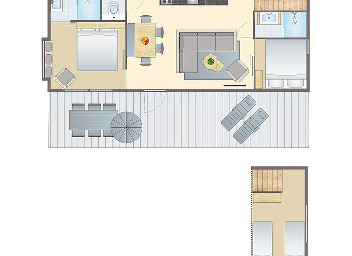 Guest house 082913 - Bungalow Namur - 4-6-persoons lodge | 6BE2