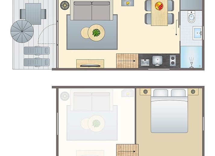 Guest house 082917 - Bungalow Namur - 2-persoons lodge | 2B