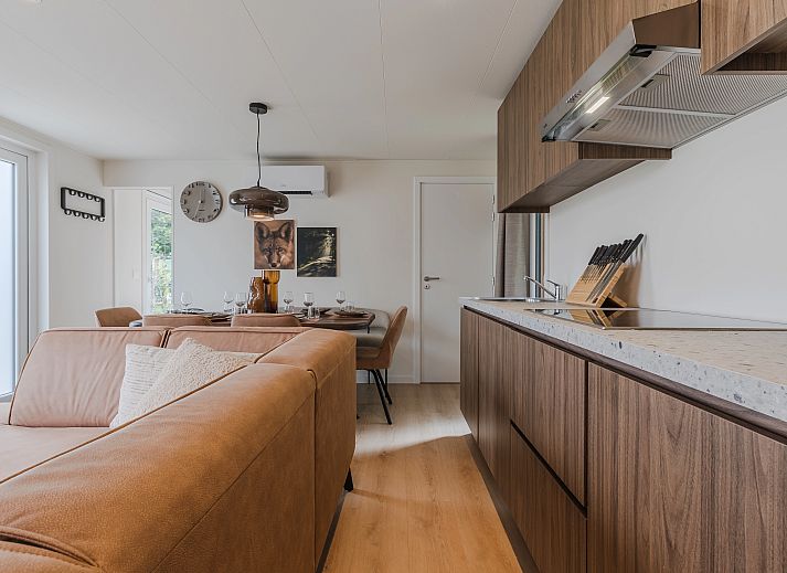 Cozy bedroom in a 6-person lodge (4-6BK), Gesves, Ardennes, Belgium. Bright and spacious with modern furnishings for a relaxing stay.
