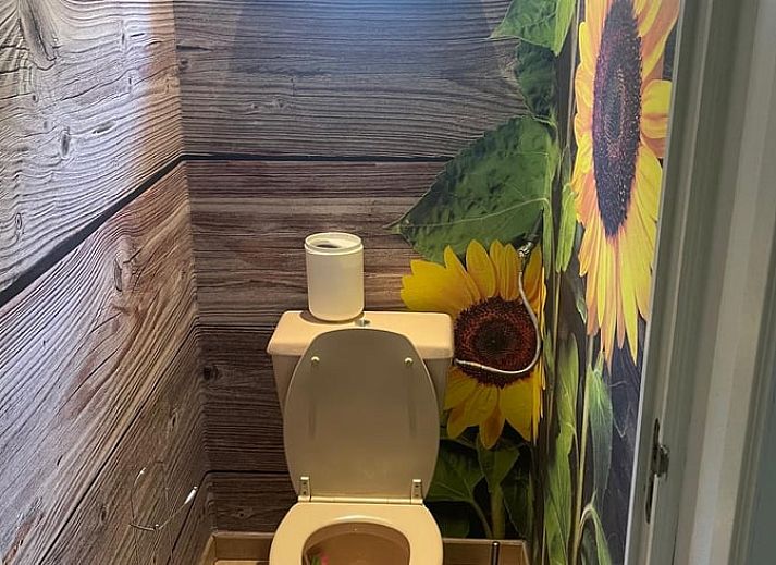 Huisje in Oignies-en-Thierache, vakantiehuis in de Ardennen, Belgie met groene tuin en traditionele waterput.