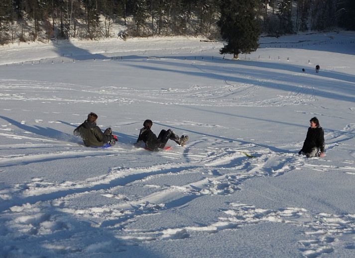 Knusse slaapkamer met hoogslaper in TOPLOCATIE Gite Zwaluwnest vakantiehuis in Herresbach, Ardennen, Belgie.