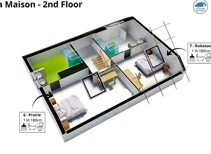 Gezellige binnenruimte met biljarttafel in Vakantiehuisje in Redu, Ardennen, ideaal voor ontspanning in Luxemburg, Belgie.