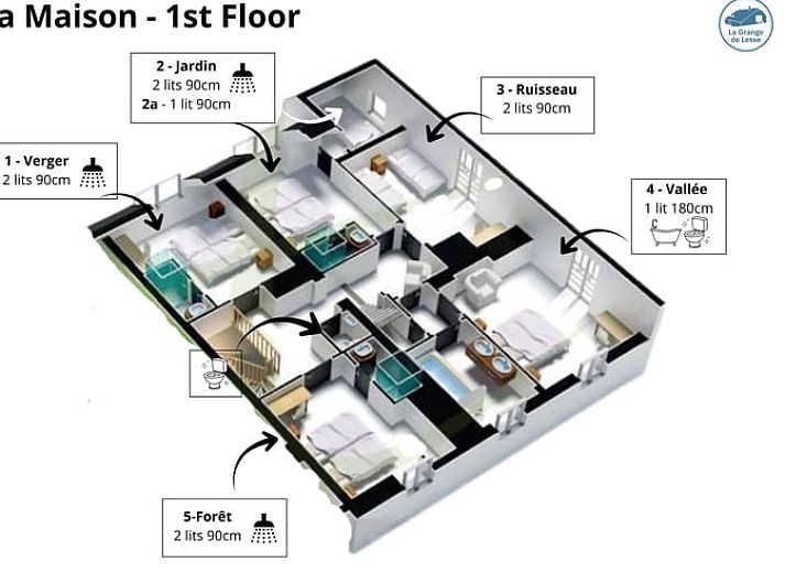 Gezellige binnenruimte met biljarttafel in Vakantiehuisje in Redu, Ardennen, ideaal voor ontspanning in Luxemburg, Belgie.