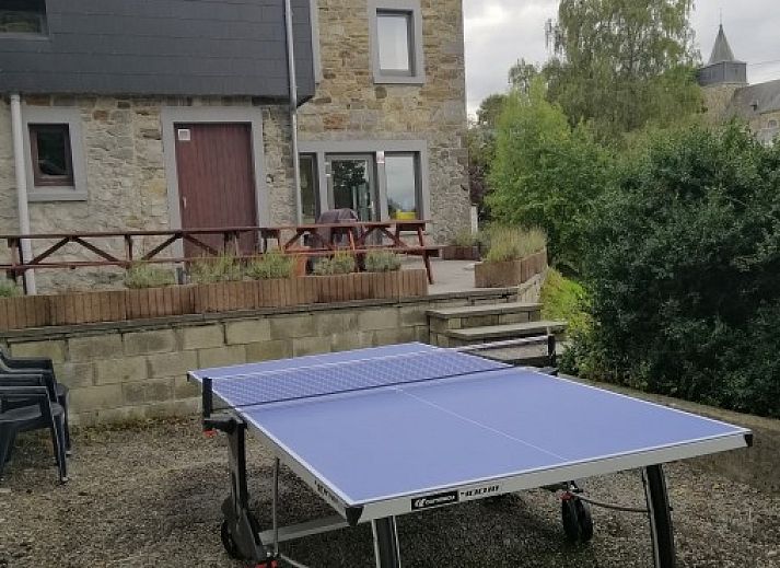 Wellnessruimte in La Ferme Dochamps, vakantiehuis in Dochamps, Ardennen met moderne sauna.