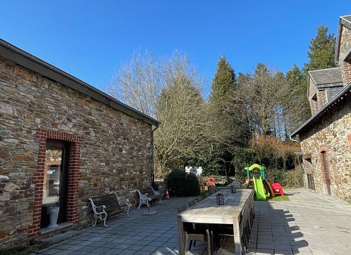 Gezellige bar in L'Ambiance vakantiehuis, Bras-Haut, Ardennen, Belgie.