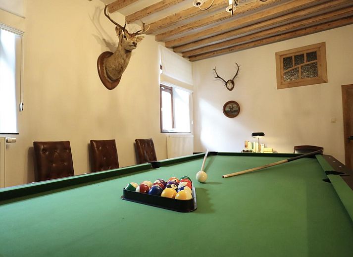 Ontspan bij het verfrissende zwembad van vakantiehuis Ry de Belle Rose in Grupont, Ardennen, omringd door groene natuur.