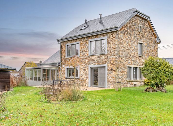 Charming vacation home in Ortho, Ardennes with a beautiful terrace and flower garden in Luxembourg, Belgium.