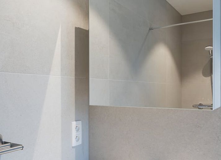 Spacious backyard of vacation home in Ortho, with green surroundings in Ardennes, Luxembourg, Belgium.