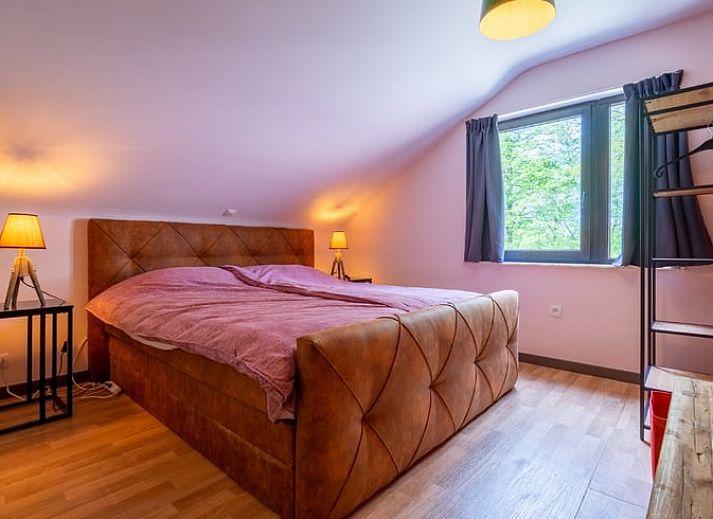 Vacation home in Vesqueville, natural setting with flowing stream in Ardennes, Luxembourg, Belgium.