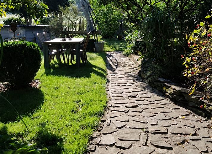 Knusse slaapkamer in Vakantiehuis in Bertogne, bed and breakfast gelegen in de Ardennen, Luxemburg, Belgie.