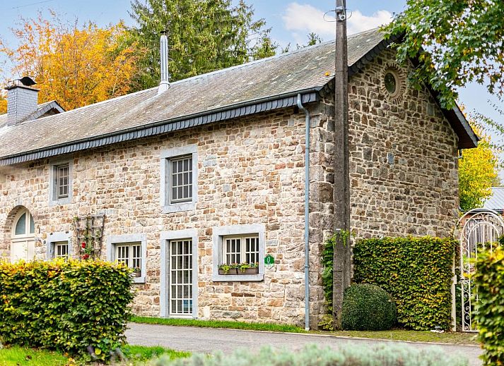 Relax in the jacuzzi of Au Ballon, vacation home in Manhay, Ardennes, Belgium.