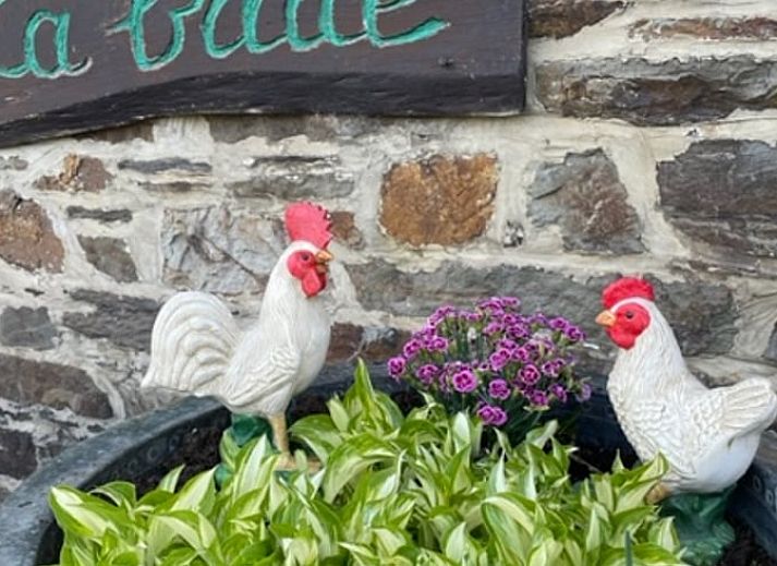 Cozy interior of Cottage in Buisson, vacation home in the Ardennes, Belgium, with rustic wooden details and rural charm.