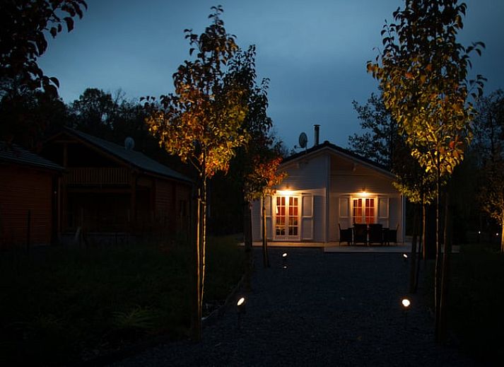 Front view of the Cottage in Erezee, a charming cottage in the Ardennes, Luxembourg, Belgium, surrounded by nature.