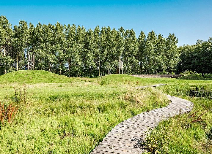 Stapelbed in kinderkamer van Familiesuite met zeezicht, Blankenberge, Belgische kust, geschikt voor drie kinderen.
