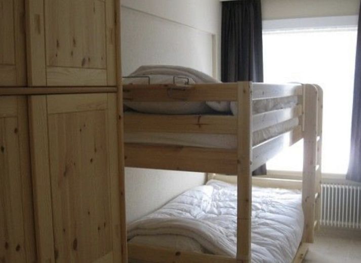 Buitenkant van Residentie Beach appartementengebouw in Blankenberge, Belgische kust, Belgie.