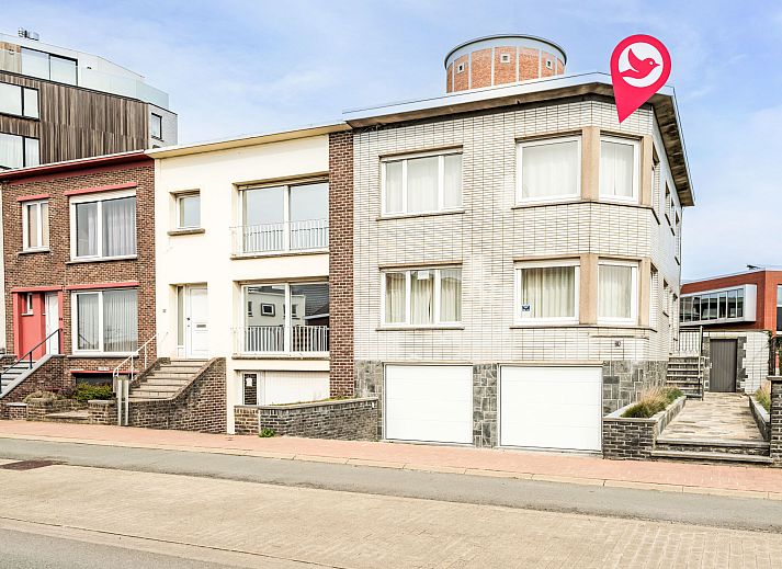 Gezellige buitenruimte bij Vakantiehuis Wanderlust Belgium met zitgelegenheid in Blankenberge aan de Belgische kust.
