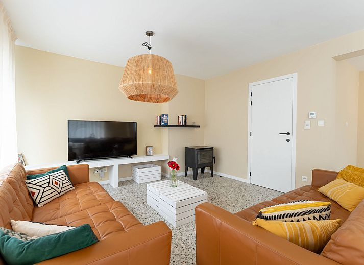 Gezellige buitenruimte bij Vakantiehuis Wanderlust Belgium met zitgelegenheid in Blankenberge aan de Belgische kust.