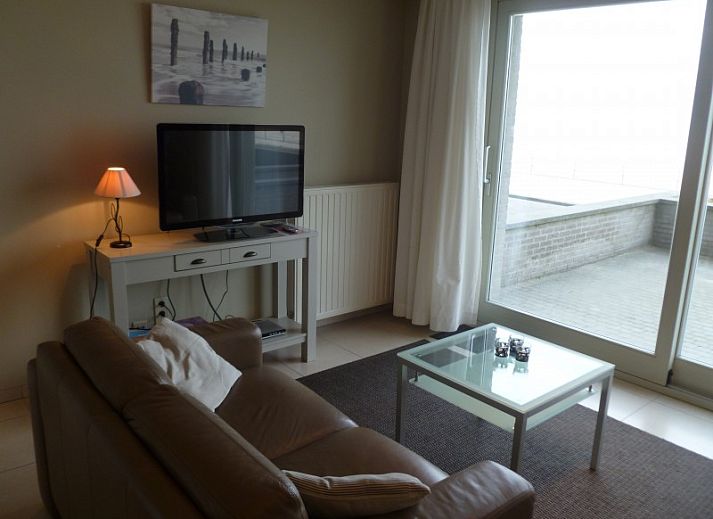 Vooraanzicht van Symfonie - Residentie appartement in Koksijde aan de Belgische kust, met moderne architectuur.