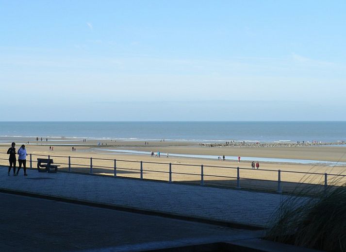 Vooraanzicht van Symfonie - Residentie appartement in Koksijde aan de Belgische kust, met moderne architectuur.