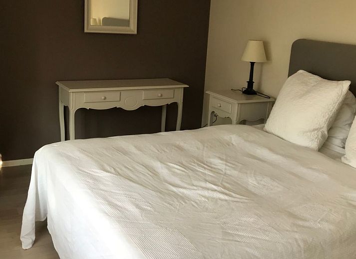 Terras van Appartement fur 4 Personen und 1 Kind in Knokke-Heist, Belgische kust, met uitzicht op de tuin en comfortabele zitjes.