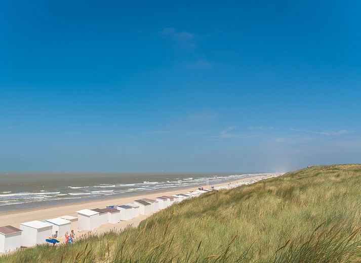 Modern kitchen in Apartment Medano, Bredene, Belgian coast. Cozy vacation home with stylish decor and practical amenities.