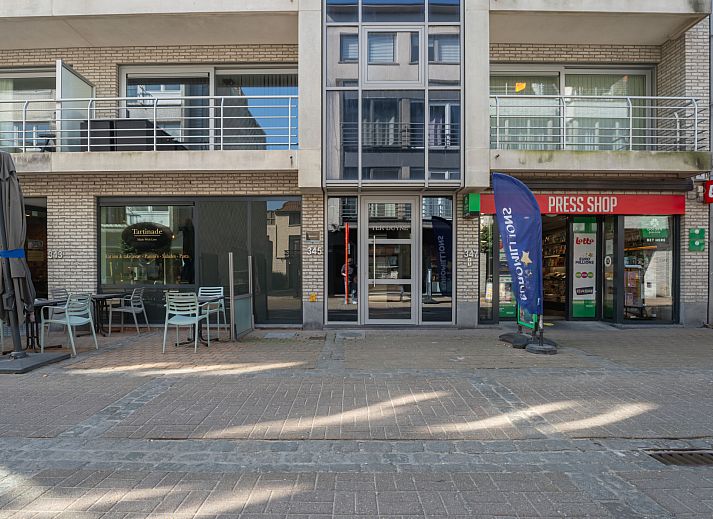 Bedroom in Apartment Ter Duyne, Bredene, Belgian coast. Spacious room with skylights and modern interior for a relaxing stay.