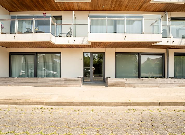 Enjoy the sunny terrace of Apartment Parklane in Bredene on the Belgian coast, perfect for relaxation and views.