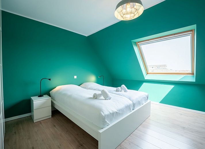 Modern kitchen in Apartment Parklane, Bredene, Belgian coast, with spacious layout and terrace view.