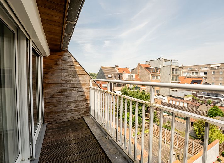 Attractive bedroom in Apartment Parklane, Bredene on the Belgian coast, with modern decor and natural light.