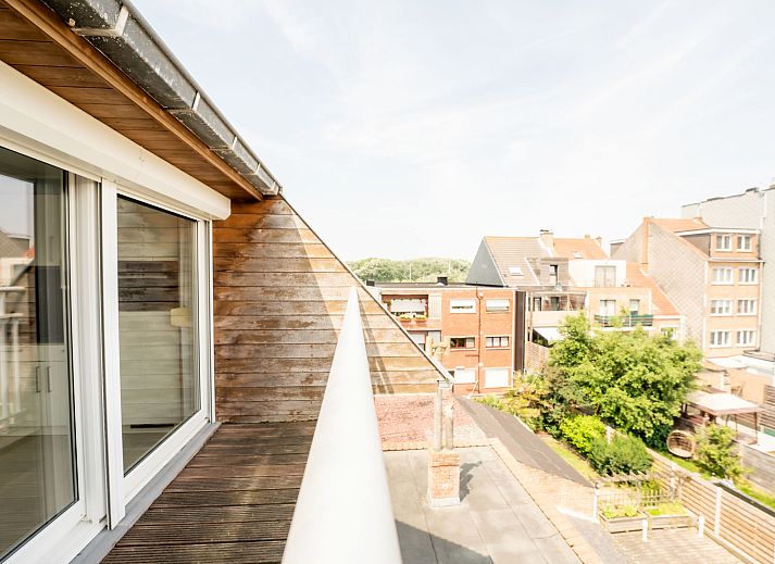 Attractive bedroom in Apartment Parklane, Bredene on the Belgian coast, with modern decor and natural light.