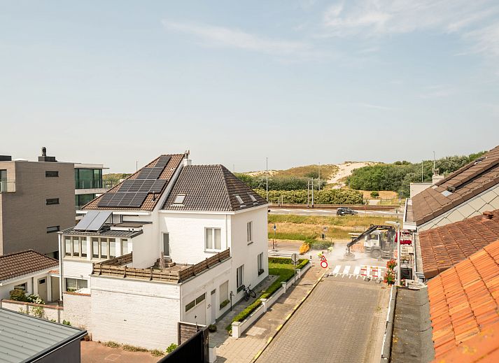 Attractive bedroom in Apartment Parklane, Bredene on the Belgian coast, with modern decor and natural light.
