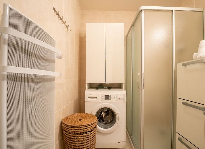 Stylish living room and dining area in Apartment Lautrec 304, Bredene, Belgian coast, ideal for a relaxing vacation stay.