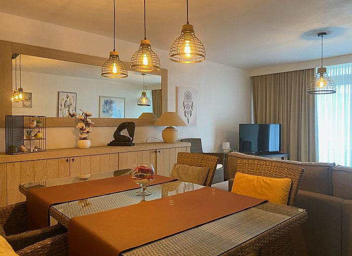 Luxury bathroom in Apartment 103, Bredene, Belgian coast, with modern shower and stylish sink for a comfortable stay.